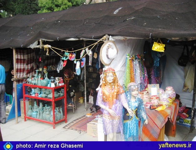 کمپ مهمانان نوروزی در خیابان شریعتی خرم آباد