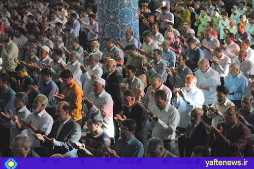 گزارش تصویری: نماز باشکوه عید فطر در خرم‌آباد برگزار شد