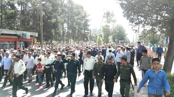 راهپیمایی روز قدس کوهدشت