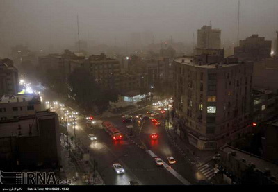طوفان شدید تهران را درنوردید + تصاویر